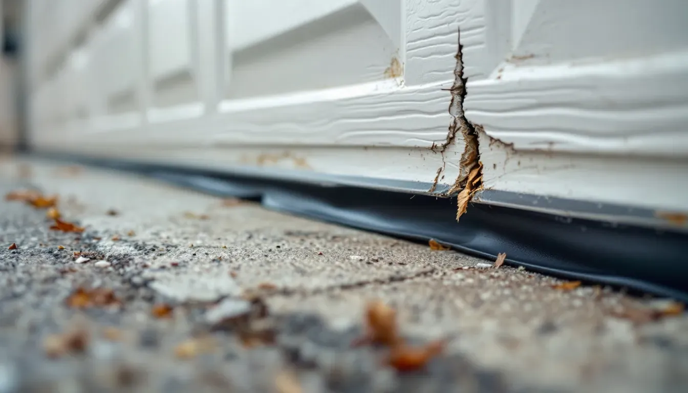 Garage Door Track Alignment in Garland