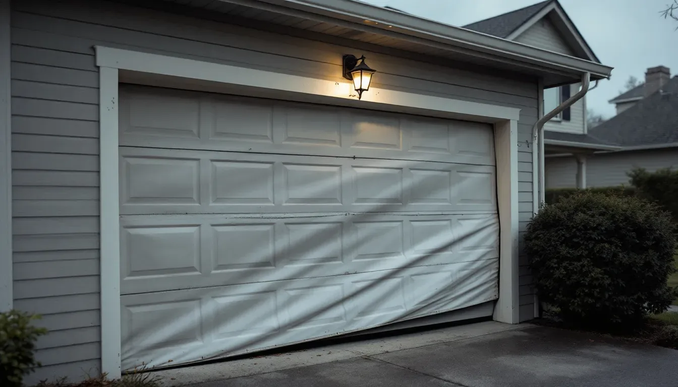 Double Garage Door Repair in Garland